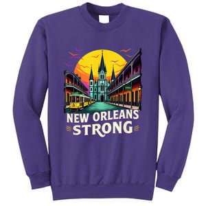 Traveling Lovers We Stand Nola Strong New Orleans Costume Sweatshirt