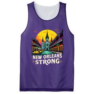 Traveling Lovers We Stand Nola Strong New Orleans Costume Mesh Reversible Basketball Jersey Tank