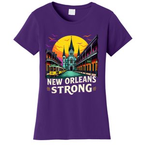 Traveling Lovers We Stand Nola Strong New Orleans Costume Women's T-Shirt