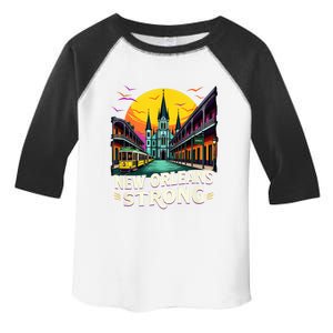 Traveling Lovers We Stand Nola Strong New Orleans Costume Toddler Fine Jersey T-Shirt