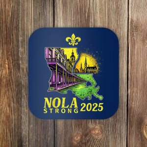 Traveling Lovers We Stand Nola Strong New Orleans Design Coaster