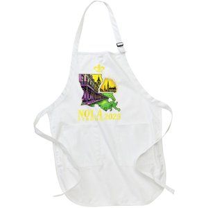 Traveling Lovers We Stand Nola Strong New Orleans Design Full-Length Apron With Pockets