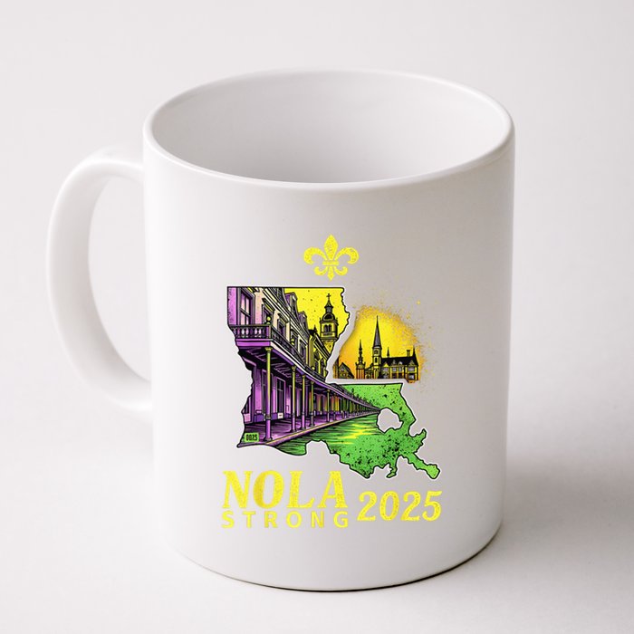 Traveling Lovers We Stand Nola Strong New Orleans Design Coffee Mug