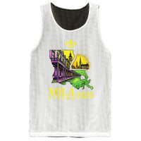 Traveling Lovers We Stand Nola Strong New Orleans Design Mesh Reversible Basketball Jersey Tank