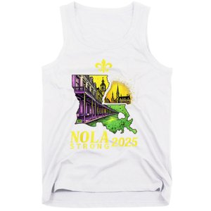 Traveling Lovers We Stand Nola Strong New Orleans Design Tank Top