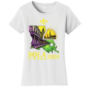 Traveling Lovers We Stand Nola Strong New Orleans Design Women's T-Shirt