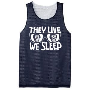 They Live We Sleep Mesh Reversible Basketball Jersey Tank