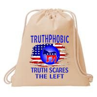 Truthphobic Left Wing Democrats Drawstring Bag