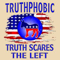 Truthphobic Left Wing Democrats Drawstring Bag