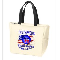 Truthphobic Left Wing Democrats Zip Tote Bag