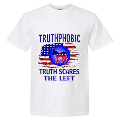 Truthphobic Left Wing Democrats Garment-Dyed Heavyweight T-Shirt