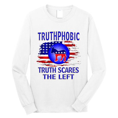 Truthphobic Left Wing Democrats Long Sleeve Shirt