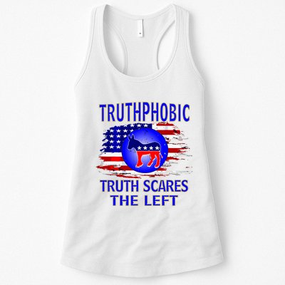 Truthphobic Left Wing Democrats Womens Tank Top