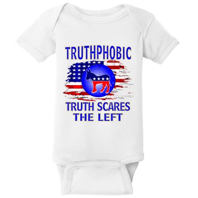 Truthphobic Left Wing Democrats Baby Bodysuit