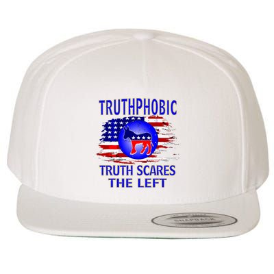 Truthphobic Left Wing Democrats Wool Snapback Cap