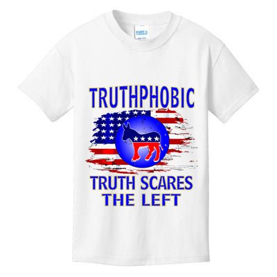 Truthphobic Left Wing Democrats Kids T-Shirt