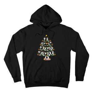 Taekwondo Lover Xmas Lighting Taekwondo Christmas Tree Hoodie