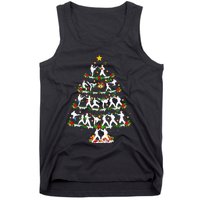 Taekwondo Lover Xmas Lighting Taekwondo Christmas Tree Tank Top