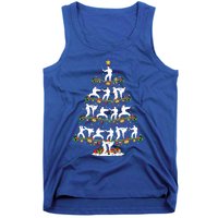 Taekwondo Lover Xmas Lighting Santa Taekwondo Christmas Tree Meaningful Gift Tank Top