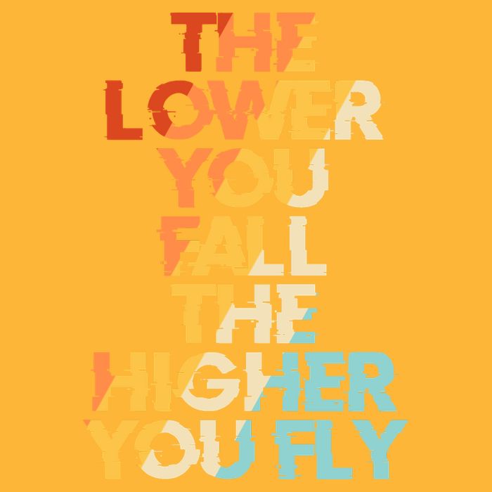 The Lower You Fall The Higher You Fly Baby Bodysuit