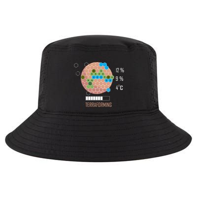 Terraforming Mars 16 Bit Mars Terraformed Board Game Tabletop Gaming Cool Comfort Performance Bucket Hat