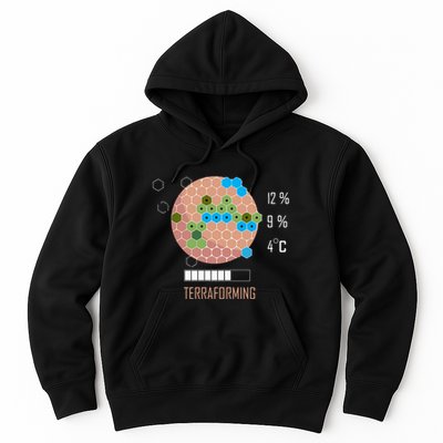 Terraforming Mars 16 Bit Mars Terraformed Board Game Tabletop Gaming Hoodie