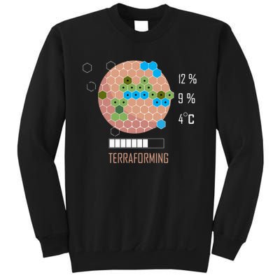 Terraforming Mars 16 Bit Mars Terraformed Board Game Tabletop Gaming Sweatshirt