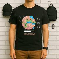 Terraforming Mars 16 Bit Mars Terraformed Board Game Tabletop Gaming T-Shirt