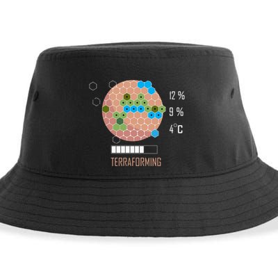 Terraforming Mars 16 Bit Mars Terraformed Board Game Tabletop Gaming Sustainable Bucket Hat