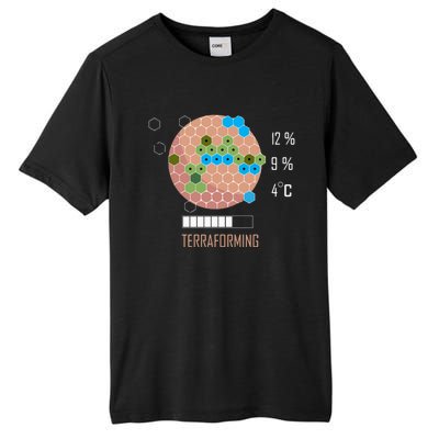 Terraforming Mars 16 Bit Mars Terraformed Board Game Tabletop Gaming Tall Fusion ChromaSoft Performance T-Shirt