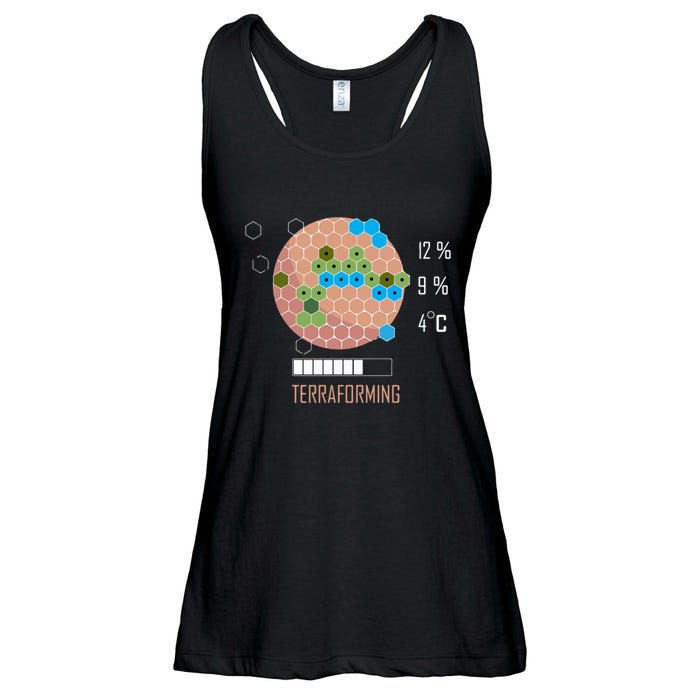 Terraforming Mars 16 Bit Mars Terraformed Board Game Tabletop Gaming Ladies Essential Flowy Tank