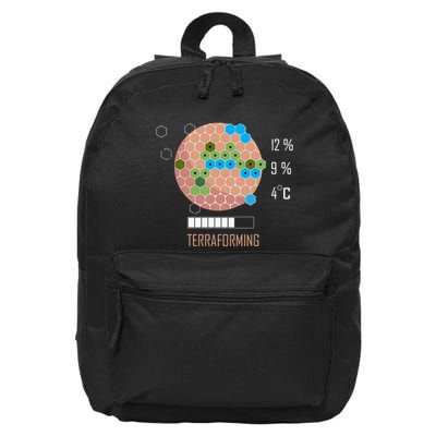 Terraforming Mars 16 Bit Mars Terraformed Board Game Tabletop Gaming 16 in Basic Backpack