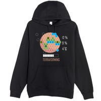 Terraforming Mars 16 Bit Mars Terraformed Board Game Tabletop Gaming Premium Pullover Hoodie