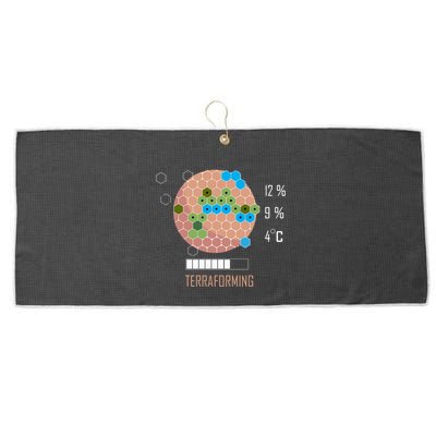 Terraforming Mars 16 Bit Mars Terraformed Board Game Tabletop Gaming Large Microfiber Waffle Golf Towel