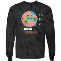 Terraforming Mars 16 Bit Mars Terraformed Board Game Tabletop Gaming Tie-Dye Long Sleeve Shirt