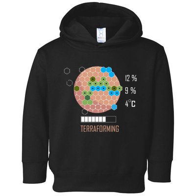 Terraforming Mars 16 Bit Mars Terraformed Board Game Tabletop Gaming Toddler Hoodie