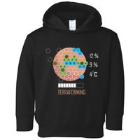 Terraforming Mars 16 Bit Mars Terraformed Board Game Tabletop Gaming Toddler Hoodie