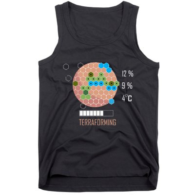 Terraforming Mars 16 Bit Mars Terraformed Board Game Tabletop Gaming Tank Top