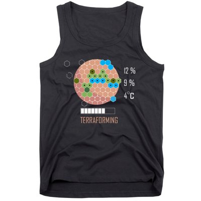 Terraforming Mars 16 Bit Mars Terraformed Board Game Tabletop Gaming Tank Top