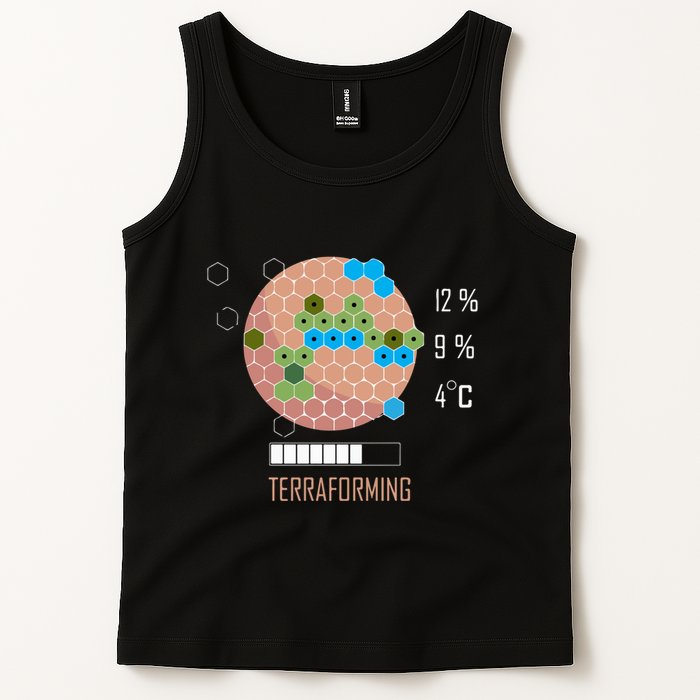 Terraforming Mars 16 Bit Mars Terraformed Board Game Tabletop Gaming Tank Top