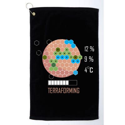 Terraforming Mars 16 Bit Mars Terraformed Board Game Tabletop Gaming Golf Towel