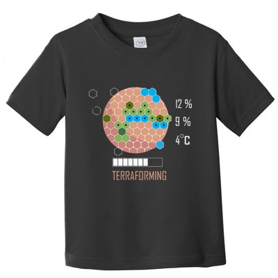 Terraforming Mars 16 Bit Mars Terraformed Board Game Tabletop Gaming Toddler T-Shirt