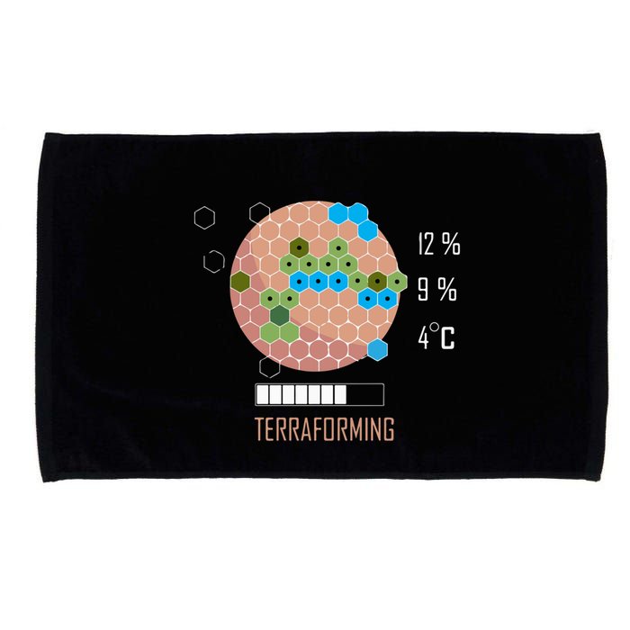 Terraforming Mars 16 Bit Mars Terraformed Board Game Tabletop Gaming Microfiber Hand Towel