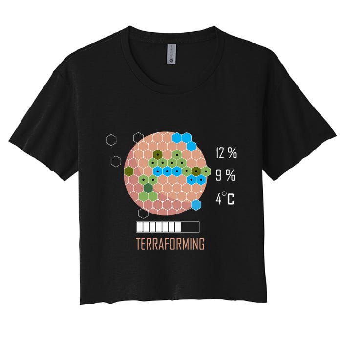 Terraforming Mars 16 Bit Mars Terraformed Board Game Tabletop Gaming Crop Top