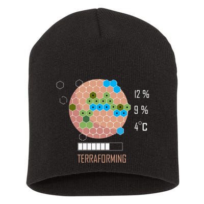 Terraforming Mars 16 Bit Mars Terraformed Board Game Tabletop Gaming Short Acrylic Beanie