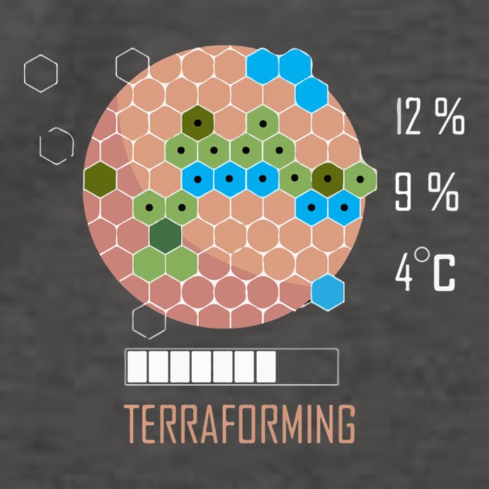 Terraforming Mars 16 Bit Mars Terraformed Board Game Tabletop Gaming Vector Backpack