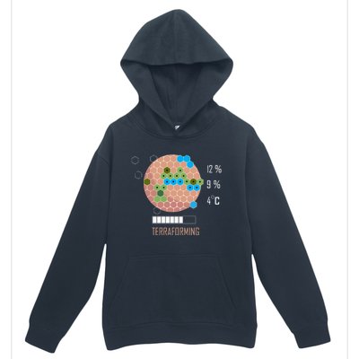 Terraforming Mars 16 Bit Mars Terraformed Board Game Tabletop Gaming Urban Pullover Hoodie