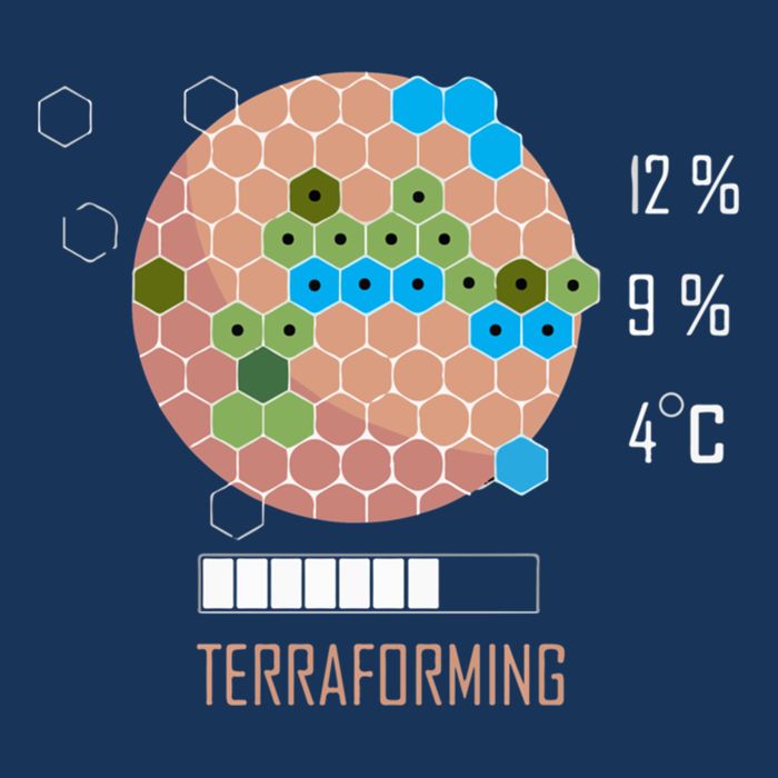 Terraforming Mars 16 Bit Mars Terraformed Board Game Tabletop Gaming Infant Baby Jersey Bodysuit