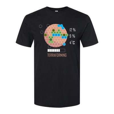 Terraforming Mars 16 Bit Mars Terraformed Board Game Tabletop Gaming Softstyle CVC T-Shirt