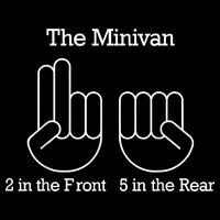 The Minivan 2 In The Front 5 In The Rear Backpack
